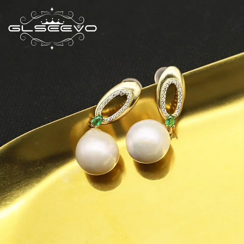 Wedding elegant fresh pearl earrings