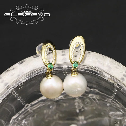 Wedding elegant fresh pearl earrings