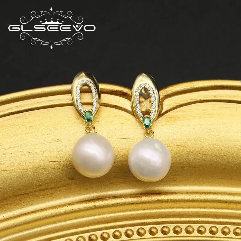 Wedding elegant fresh pearl earrings